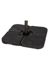 Royalcraft Water Fillable Base For Cross Base Cantilever Parasol - Set of 4 in Black - thumbnail 1