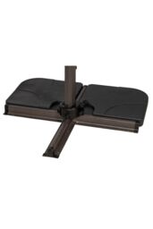 Royalcraft Water Fillable Base For Cross Base Cantilever Parasol - Set of 4 in Black - thumbnail 2