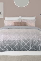 Furn Spectrum Geometric Gradient Reversible Duvet Cover Set - Size: Single - thumbnail 1