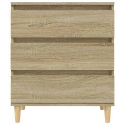 Berkfield Home Sideboard Sonoma Oak 60x35x70 cm Engineered Wood in Light Tan - Size: 60 x 35 x 70 cm - thumbnail 6
