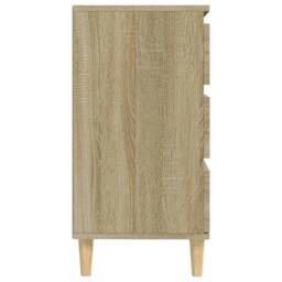 Berkfield Home Sideboard Sonoma Oak 60x35x70 cm Engineered Wood in Light Tan - Size: 60 x 35 x 70 cm - thumbnail 8