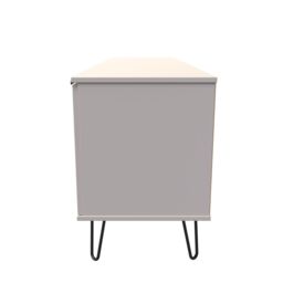 Ready Assembled 2 U Fuji 2 Door 1 Drawer Wide TV Unit (Ready Assembled) in Taupe - thumbnail 2