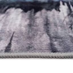 Kukoon Storm Blue & Grey Modern Abstract Machine Washable Soft Area Rug - Size: 60 cm x 240 cm - thumbnail 9