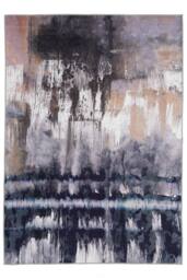 Kukoon Storm Blue & Grey Modern Abstract Machine Washable Soft Area Rug - Size: 60 cm x 240 cm - thumbnail 7