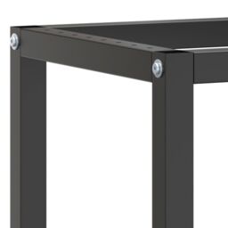 Berkfield Home Work Bench Frame Matte Black & Matte Red 170x50x79 cm Metal - Size: 170 x 50 x 79 cm - thumbnail 6