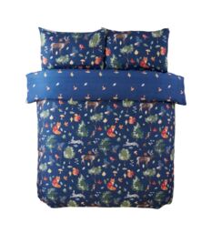Rapport Home Autumn Microfibre Reversible Duvet Cover Set With Pillowcase - Size: Double - thumbnail 3