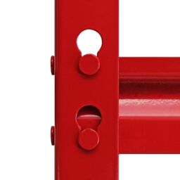 Monstershop Z-Rax 90cm Racking Bundle: Corner Shelving & 2 Garage Racking Bays in Red - thumbnail 8