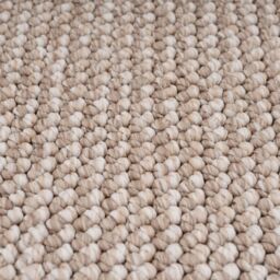 Kukoon Minimalist Neutral Cream Beige Soft Boucle Textured Bedroom Area Rug - Size: 80 cm x 150 cm - thumbnail 7