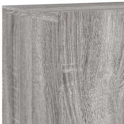 Berkfield Home TV Cabinet Wall-mounted Grey Sonoma 80x30x41 cm - Size: 80 x 30 x 41 cm - thumbnail 9