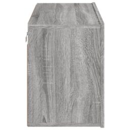 Berkfield Home TV Cabinet Wall-mounted Grey Sonoma 80x30x41 cm - Size: 80 x 30 x 41 cm - thumbnail 7