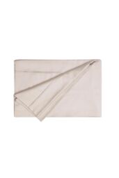 Belledorm Egyptian Cotton 200 Thread Count Flat Sheet in Beige - Size: Single