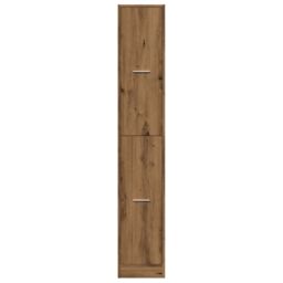 Berkfield Home Apothecary Cabinet¬†Artisian Oak 30x41x174.5 cm Engineered Wood in Brown - thumbnail 5