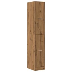Berkfield Home Apothecary Cabinet¬†Artisian Oak 30x41x174.5 cm Engineered Wood in Brown - thumbnail 3