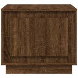 Berkfield Home Coffee Table Brown Oak 51x50x44 cm Engineered Wood - Size: 51 x 50 x 44 cm - thumbnail 5