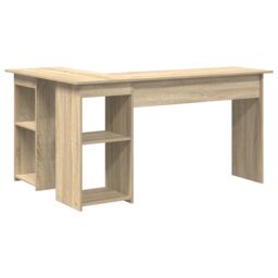 Berkfield Home Sonoma Oak Computer Desk Sonoma oak Particle board Standard in Brown - thumbnail 6