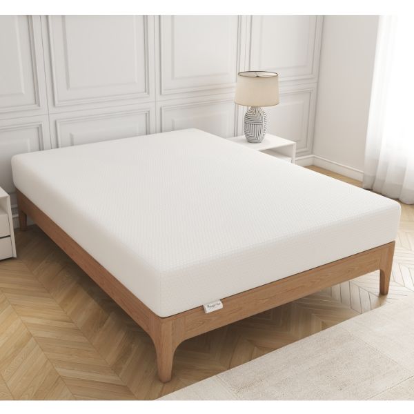 BSSPOKE 12inch Memory foam Reflex Foam Mattress Orthopaedic BackCare All Sizes in White - Size: Single - image 1
