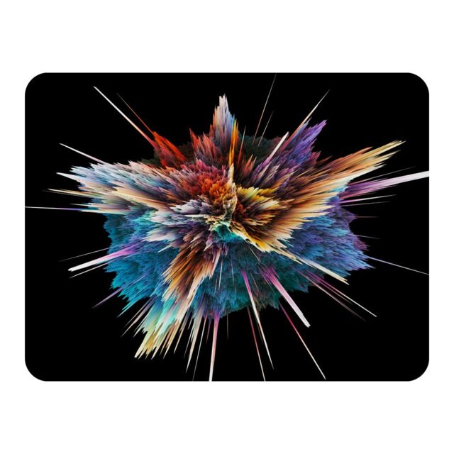 Benjamin Tate Design Colorful Explosion Isolated Blanket in Natural - Size: 120 cm x 150 cm - image 1