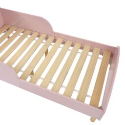 Liberty House Toys Kids Pink Toddler Bed in Dusty Pink - Size: Cot Bed - thumbnail 8