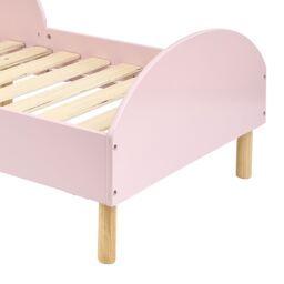 Liberty House Toys Kids Pink Toddler Bed in Dusty Pink - Size: Cot Bed - thumbnail 9