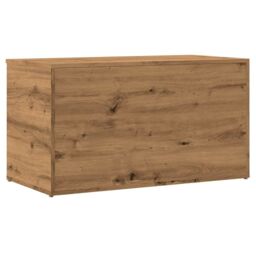 Berkfield Home Storage Chest Artisan Oak 84x42x46 cm Engineered Wood in Brown - Size: 84 x 42 x 46 cm - thumbnail 6