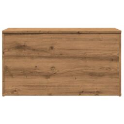 Berkfield Home Storage Chest Artisan Oak 84x42x46 cm Engineered Wood in Brown - Size: 84 x 42 x 46 cm - thumbnail 4