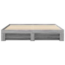 Berkfield Home Bed Frame Frame Grey Sonoma 180x200 cm Super King Wood - thumbnail 5