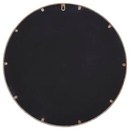 Berkfield Home Mirror Sand 60x4 cm Iron Round for Indoor Use in Beige - thumbnail 4