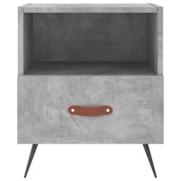 Berkfield Home Bedside Cabinets 2 pcs Concrete Grey 40x35x47.5 cm Engineered Wood - thumbnail 6