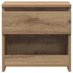 Berkfield Home Bedside Cabinets 2 pcs Artisan Oak 40x30x39 cm Engineered Wood in Brown - Size: 40 x 30 x 39 cm - thumbnail 4