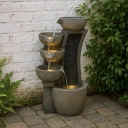 Monstershop Electric Water Feature - Sleek Streams in Grey - thumbnail 4