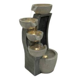 Monstershop Electric Water Feature - Sleek Streams in Grey - thumbnail 2