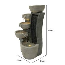 Monstershop Electric Water Feature - Sleek Streams in Grey - thumbnail 5