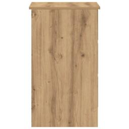 Berkfield Home Desk Artisan Oak 90x45x76 cm Engineered Wood in Brown - Size: 90 x 45 x 76 cm - thumbnail 7