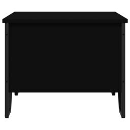 Berkfield Home Coffee Table Black 75x51x40 cm Engineered Wood - Size: 75 x 51 x 40 cm - thumbnail 6