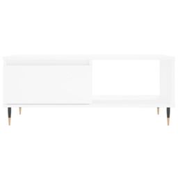 Berkfield Home Coffee Table White 90x50x36.5 cm Engineered Wood - thumbnail 5