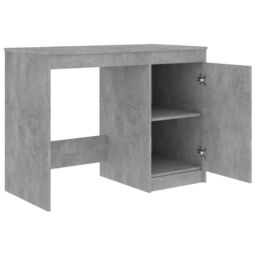 Berkfield Home Desk Concrete Grey 140x50x76 cm Engineered Wood - Size: 140 x 50 x 76 cm - thumbnail 6