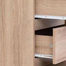 Seconique Malvern 5 Drawer Narrow Chest - Sonoma Oak in Light Oak - thumbnail 7