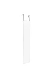 Living and Home White Rounded Rectangular Metal Frame Door/Wall Mount Mirror for Hallway, Bedroom & Bathroom, 28cm W x 118cm H - thumbnail 5