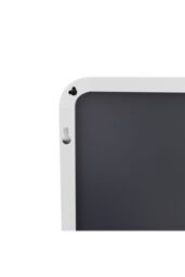 Living and Home White Rounded Rectangular Metal Frame Door/Wall Mount Mirror for Hallway, Bedroom & Bathroom, 28cm W x 118cm H - thumbnail 7