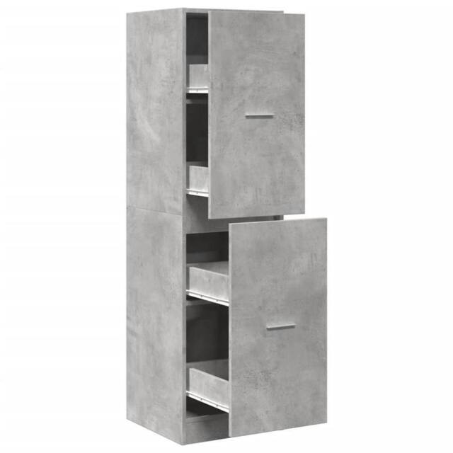 Berkfield Home Apothecary Cabinet¬†Concrete Grey 40x41x144.5 cm Engineered Wood - image 1
