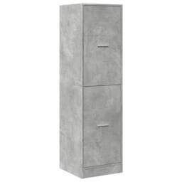 Berkfield Home Apothecary Cabinet¬†Concrete Grey 40x41x144.5 cm Engineered Wood - thumbnail 3