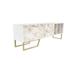 Decorotika Linossa TV Unit for TVs up to 60 inch in White - thumbnail 5