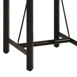 Berkfield Home Beautiful Bar Table 55x55x107 cm Solid Wood Mango & Iron in Brown - Size: 55 x 55 x 107 cm - thumbnail 6