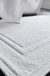 CHRISTY 'Fina' Luxury Heavyweight Woven Bath Mat in White - thumbnail 4
