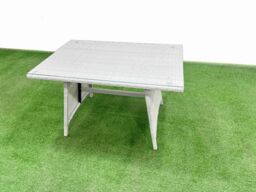 Fimous 8 Pieces Outdoor PE Rattan Sofa Armchair Set with Side Table Big Stool in Light Grey - thumbnail 3