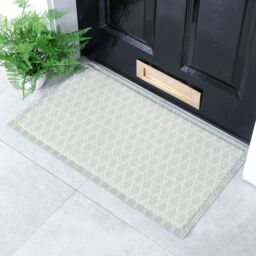 Artsy Mats Teardrop Sage Green Indoor Outdoor Doormat (70 x 40cm) in Beige - Size: 40 cm x 70 cm - thumbnail 3