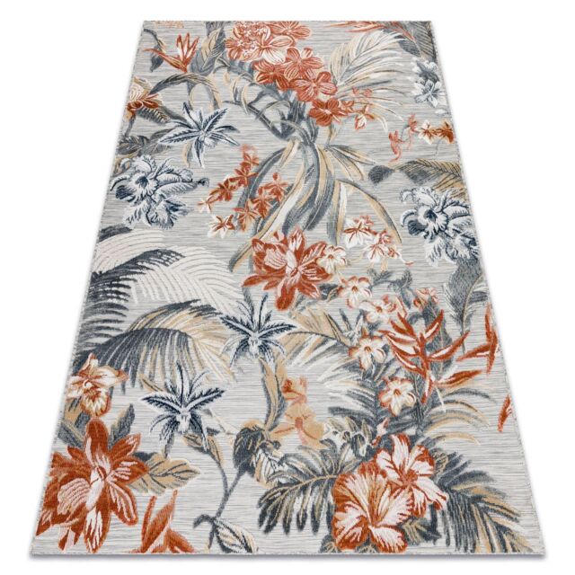 RugsX Botanic Rug in Grey - Size: 117 cm x 170 cm - image 1