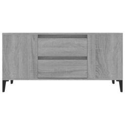 Berkfield Home TV Cabinet Grey Sonoma 102x44.5x50 cm Engineered Wood - thumbnail 6