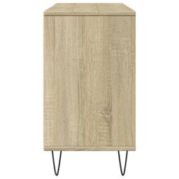 Berkfield Home Bathroom Cabinet Sonoma Oak 80x33x60 cm Engineered Wood in Brown - Size: 80 x 33 x 60 cm - thumbnail 5