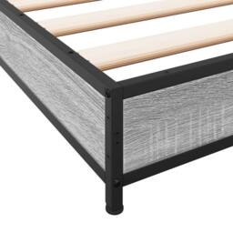 Berkfield Home Bed Frame without Mattress Grey Sonoma 120x200 cm - Size: Small Double - thumbnail 7